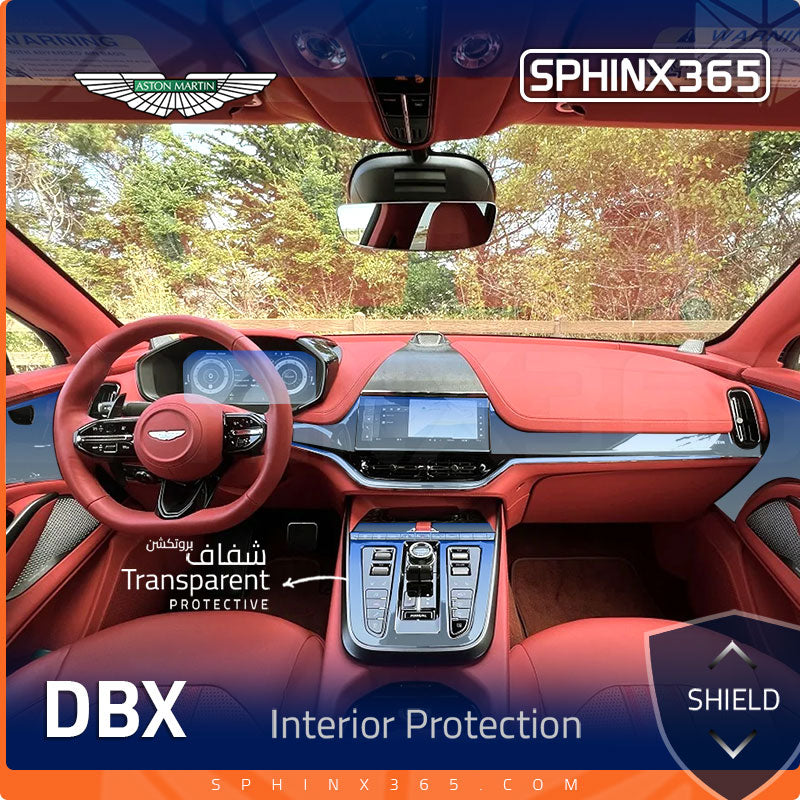 Aston Martin DBX 2025-2026 Interior protection Kit | Pre-cut Film