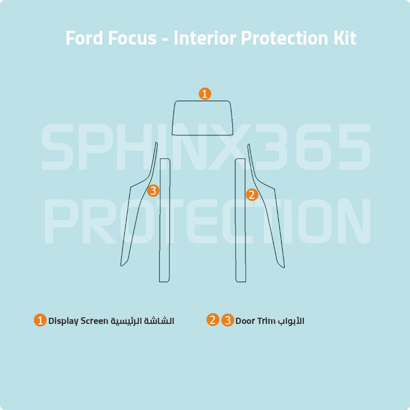 Ford Focus Display Screen Protector 2019-2022