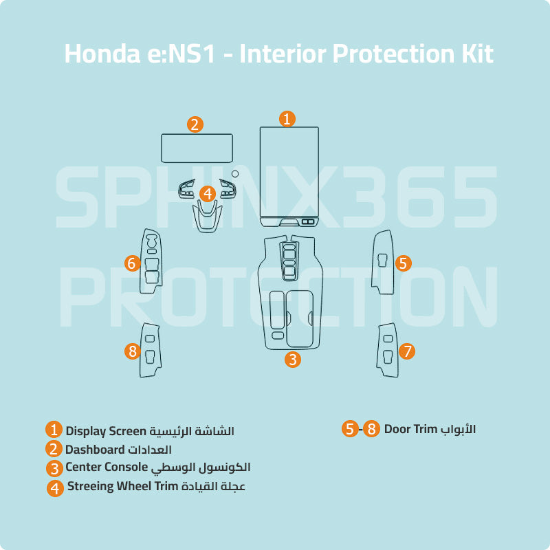 Honda e:NS1 Interior Protection Kit 2023-2024