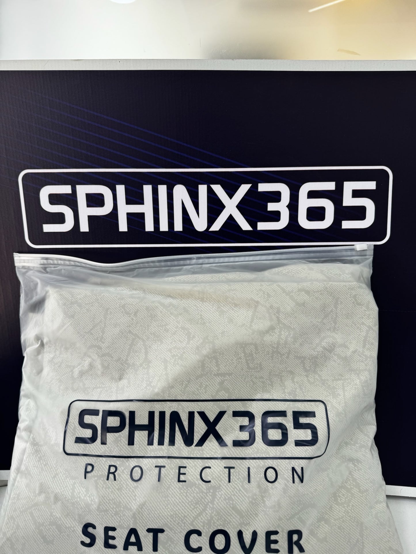 Sphinx365 Waterproof Car Seat Cover – Universal Fit - Beige | Durable
