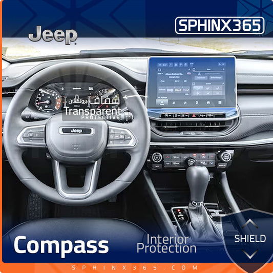 Jeep Compass 2022-2024 Interior Protection Kit | Pre-cut Fikm