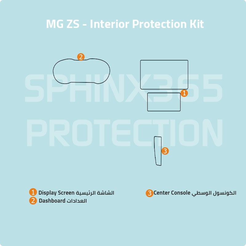 MG ZS Interior Protection Kit 2022-2025