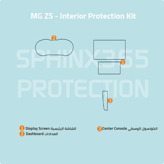 MG ZS Interior Protection Kit 2022-2025
