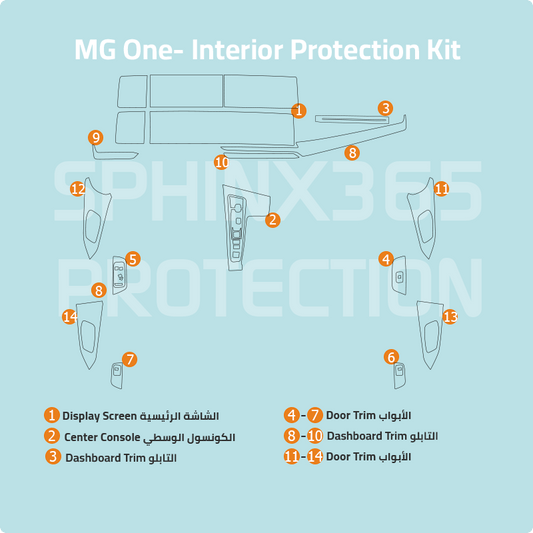 MG ONE Interior Protection Kit 2022-2025