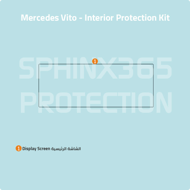Mercedes-Benz Vito 2025-2024 Interior Protection Kit | Pre-cut Film