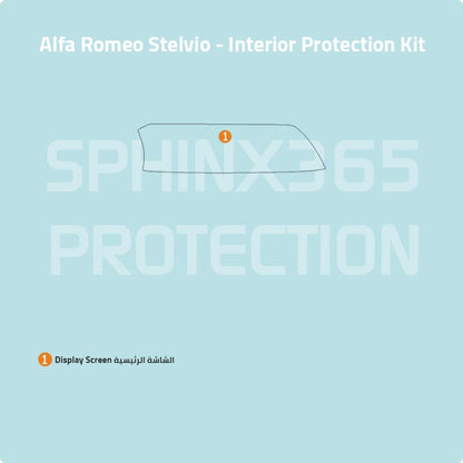 Alfa Romeo Stelvio Interior protection Kit 2018-2024