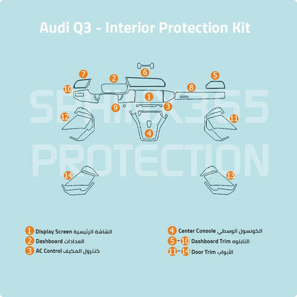 Audi Q3 Interior Protection Kit 2019-2024