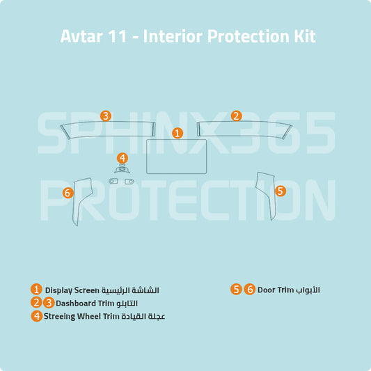 Avtar 11 2025-2023 Interior Protection kit | Pre-cut Film
