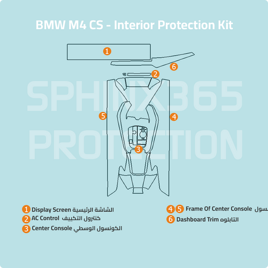 BMW M4 CS 2025 Interior Protection Kit