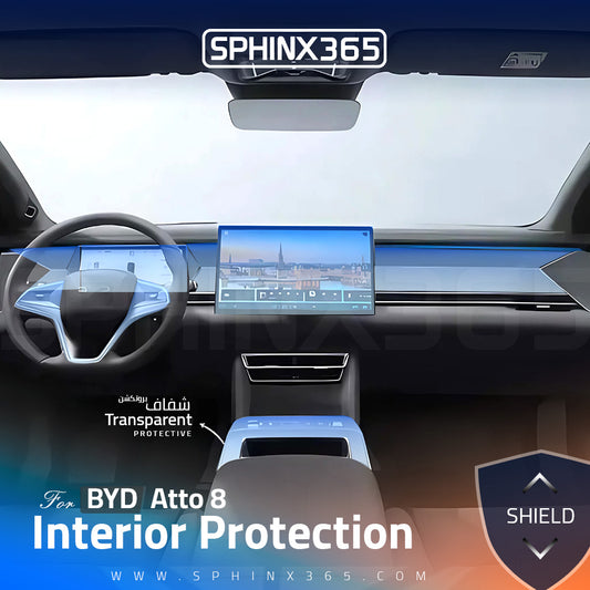BYD Atto 8 2025 Interior Protection Kit | Pre-cut Film