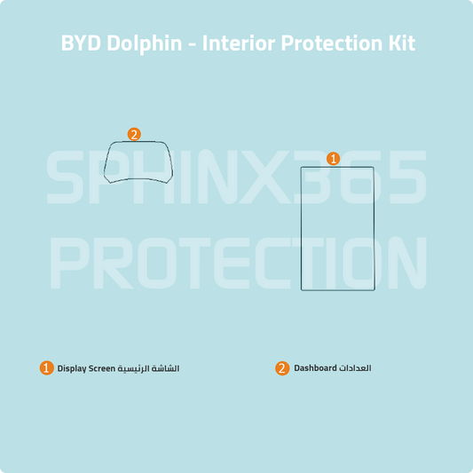 BYD Dolphin 2025 Interior Protection Kit | Pre-cut Film