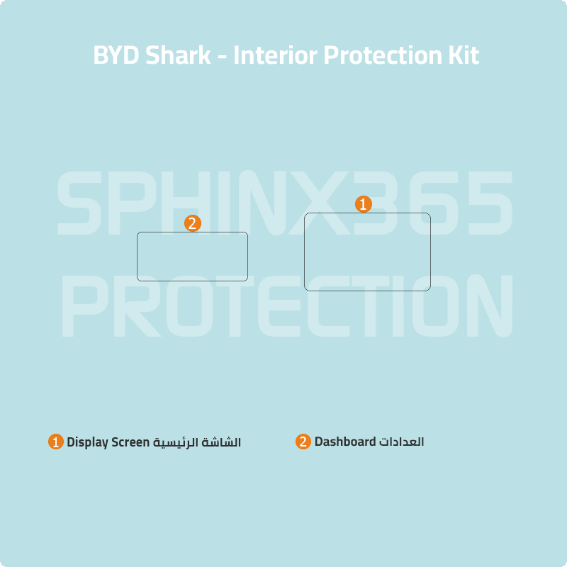 BYD Shark 2025 Interior Protection Kit | Pre-cut Film