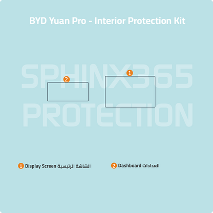 BYD Yuan Pro 2026 Interior Protection Kit | Pre-cut Film
