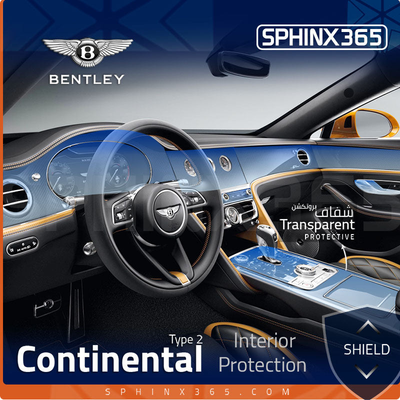 Bentley Continental GT Type2 Interior Protection Kit 2020-2024