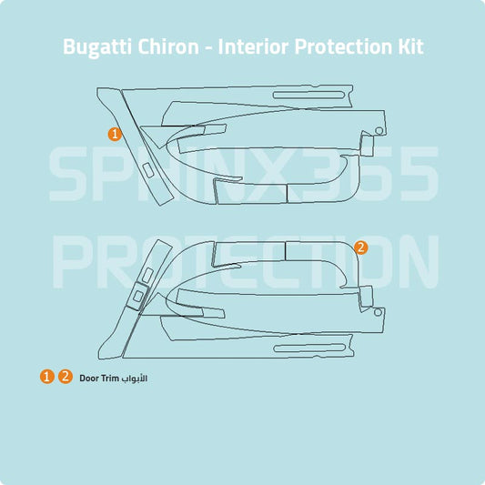 Bugatti Chiron Interior Protection Kit 2020-2024