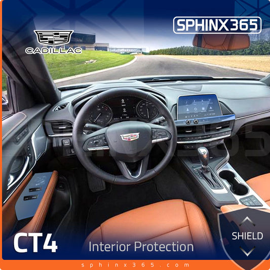 طقم حماية المقصورة الداخلية لسيارات كاديلاك CT4 موديلات 2020 إلى 2025.