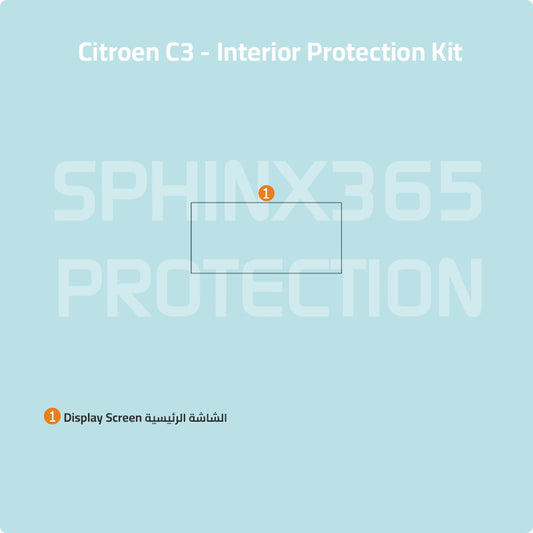Citroen C3 2027 Interior Protection Kit | Pre-cut Film