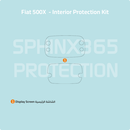 Fiat 500X 2024-2026 interior protection kit