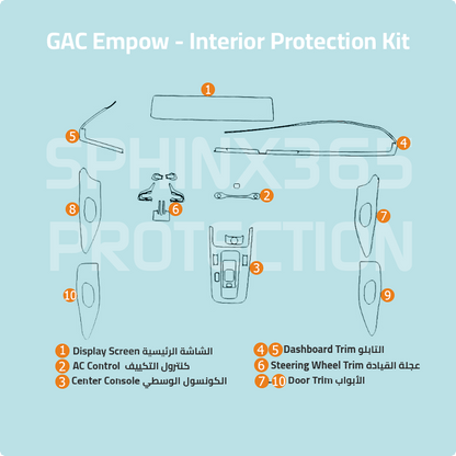 GAC Empow 2024-2027 Interior Protection Kit