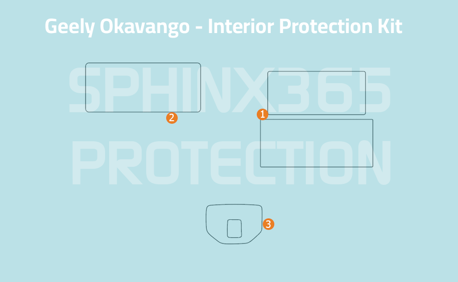 Geely Okavango Interior Protection Kit 2020-2022