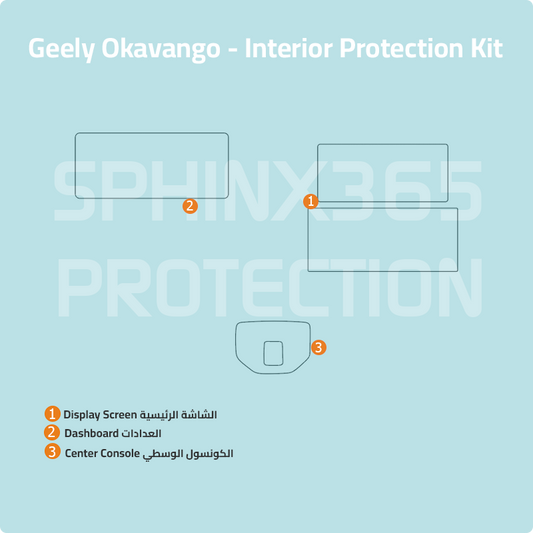 Geely Okavango Interior Protection Kit 2020-2023