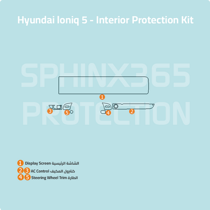 Hyundai Ioniq 5 Interior Protection Kit 2022-2024