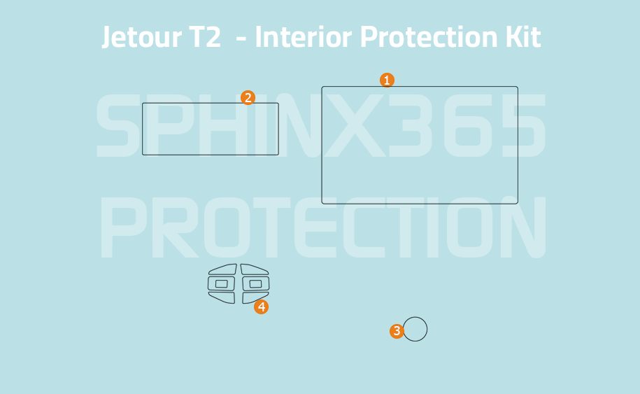 Jetour T2 Interior Protection Kit 2023