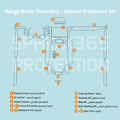 Land Rover Range Rover Discovery Interior Protection Kit 2021-2024