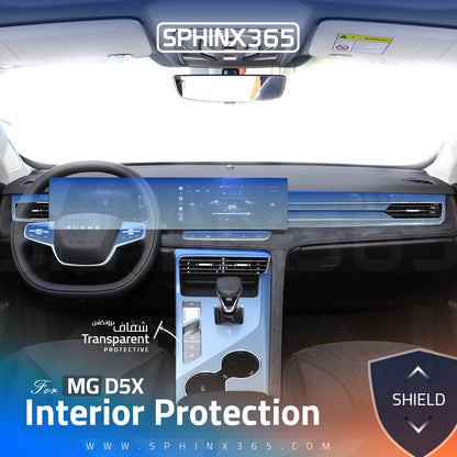 MG D5X 2024 Interior Protection Kit | Pre-cut Film