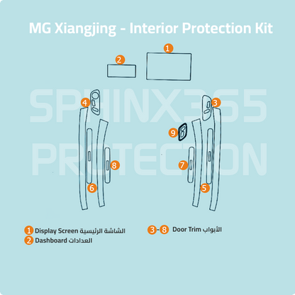 MG Xiangjing 2025 Interior Protection Kit | Pre-cut Film