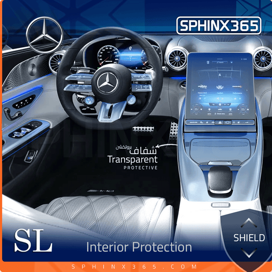 Mercedes-Benz SL Class 2022-2025 Interior Protection Kit | Pre-cut Film