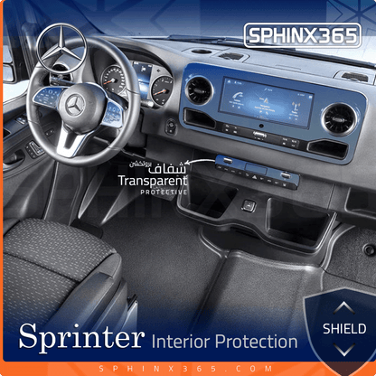 Mercedes-Benz Sprinter 2022-2024 Interior Protection Kit | Pre-cut Film