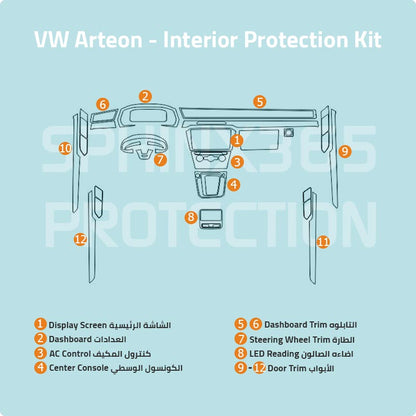 Volkswagen Arteon Interior Protection Kit 2018-2020