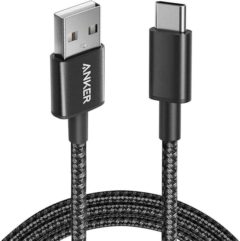 Anker 6ft USB-A to USB-C Braided Charging Cable | High-Durability Fast Sync