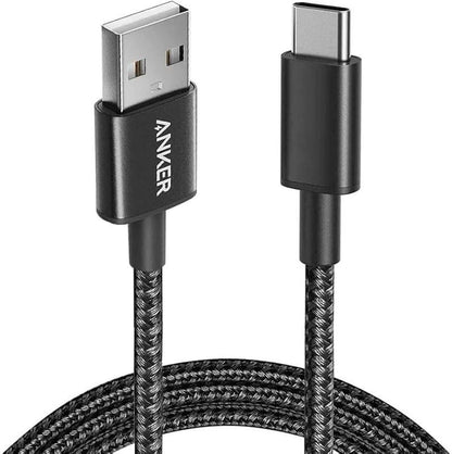 Anker 6ft USB-A to USB-C Braided Charging Cable | High-Durability Fast Sync