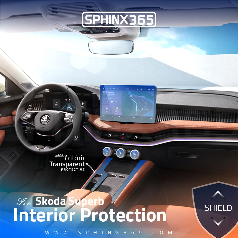Skoda Superb 2025-2027 Interior Protection Kit | Pre-cut Film