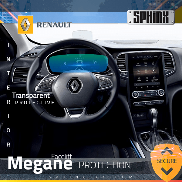 Renault Megane series 4&5 Facelift Dashboard Screen Protector 2022